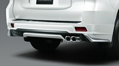 ランドクルーザープラド 150系 後期（2017/8-2021/5） リアスカート 素地 クリアランスソナー有 塗装取付込