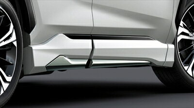 50系 RAV4 PHV サイドスカート 塗装済 アティチュ−ドブラックマイカ