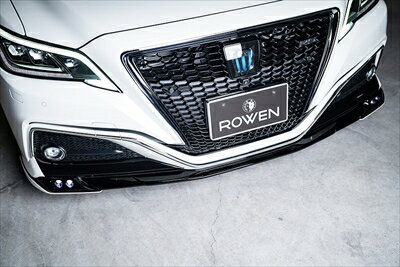 22 クラウン フロントスポイラー with LED SPOT LAMP 単色塗装品 シルバーメタリック/1F7 取付込