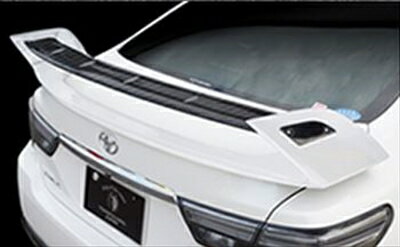 マークX 130系 Gs PREMIUM Edition リアウイング FRP+カーボン製 塗装済 シルバーメタリック (1F7)