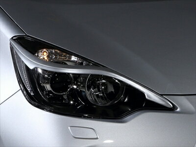 アクア NHP10 前期 Gs含む アイラインガーニッシュ カーボン製 クリア塗装済