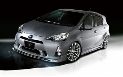 アクア NHP10 前期 RR RACING STYLE KIT LEDスポット:センター+リップ 塗装済 ブラックマイカ(209)