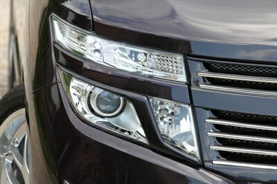 エルグランド E52 前期 ハイウェイスター PREMIUM Edition アイラインガーニッシュ FRP製