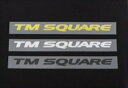 TM SQUARE ステッカー (サイズ 200×15) ホワイト