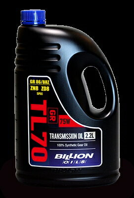 BILLION OILS ビリオン オイルズ TL70 86/BRZ専用マニュアルトランスミッション オイル 容量は86/BRZにジャストフィットする ビリオン オイルズ BILLION OILS TL70(86⁄BRZ 専用 マニュアル