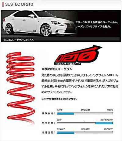 マークX GRX120 SUSTEC DF210 サスペンション