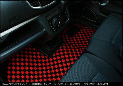 ワゴンR スティングレー MH34S フロアマット 運転席側 ヒールパッド:無 スタンダードタイプ：ベージュ