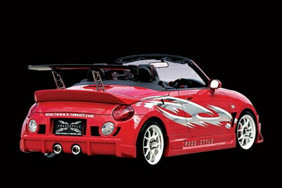 コペン L880K CROSS STYLE リアバンパー 塗装取付込