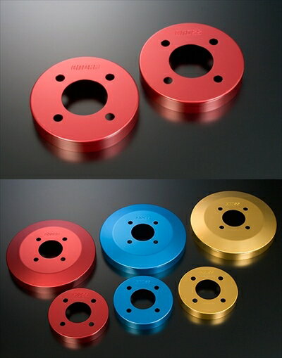 コペン L880K ブレーキローターカバー フロント左右セット レッド