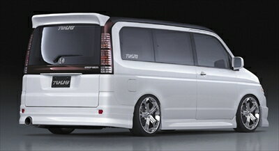 RISE ステップワゴン後期 リアルーフスポイラー (FRP)(RF3/4)(後期H.15.6〜17.5) 塗装済み