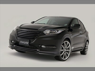 ヴェゼル RU1-4 ARNAGE SUV フロントリップスポイラー 塗装済 クリスタルブラック・パ−ル(NH731P) 取付込