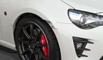 ZN6 86 オーバーフェンダー メーカー塗装品 クリスタルブラックシリカ 取付込