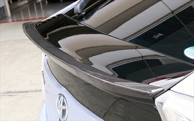 プリウス ZVW30 リアトランクスポイラー/カーボン 取付込