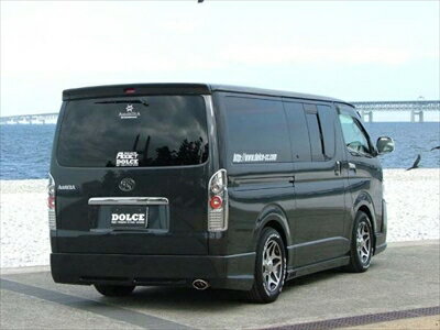 ハイエース 200系 Dolce リアウィング 塗装取付込