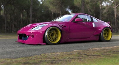 フェアレディZ Z33 ロケットバニー フロントフェンダー