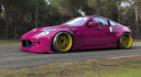 フェアレディZ Z33 ロケットバニー フロントフェンダー 塗装取付込