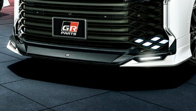 ヴォクシー 90系 GRフロントスポイラー (LED付) アドバンスト パーク付車用 メーカー塗装品 ホワイトパールクリスタルシャイン