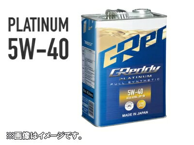 GReddy プラチナム エンジンオイル 5W-40 ACEA A3/B4 API SN 20L