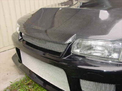 ランサー CD/CE カーボンフードトップッモール クリア塗装済み