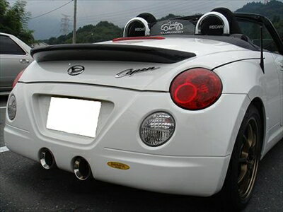 L880 コペン リアウイング （純正タイプ） 平織りウエットカーボン