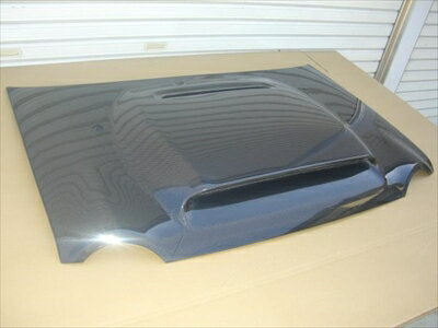 アルトワークス HA/HB（丸目 旧規格用） 大型ダクト付きボンネット 平織りウエットカーボン 取付込