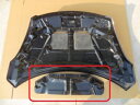スイフト ZC31系 ボンネットオプション ダクトカバー FRP 黒ゲル