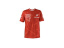 VALINO Tシャツ 赤ドライメッシュ ステッカーボム サイズ 2XL