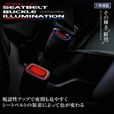 ヴォクシー/ハイブリッド 80系 (H26/1-) JEWEL LEDシートベルトバックルイルミネーション タイプ1