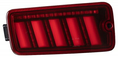 S500/510 ハイゼットトラック(2005.12〜2014.8) ジュエルLEDテールランプULTRA レッドレンズ/ブラック TD50HJU-RG-1