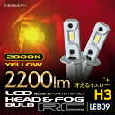 純正交換LEDヘッド&フォグバルブRC H3 2800K(2)