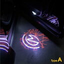 80系 ハリアー (R2.6〜) ジュエルLEDプロジェクションカーテシランプ タイプA