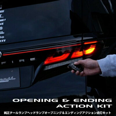汎用 純正テールランプヘッドランプ オープニング＆エンディングアクション点灯キット