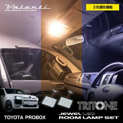 160系 サクシード ジュエルLEDルームランプセット トライトーン