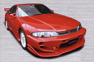 スカイライン R33 GTS 後期 C-I フロントバンパースポイラー 塗装取付込