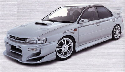 インプレッサ GC8 C-I フロントバンパースポイラー 塗装済み