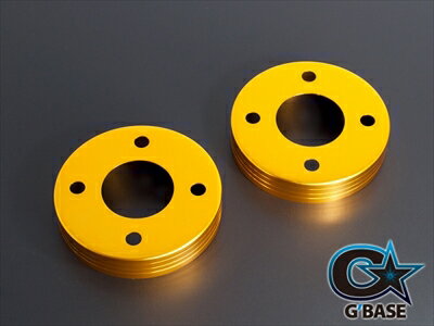 アルトRS HA36S G BASE スリットラインハブカバー フロント用 2枚セット カラー：ゴールド