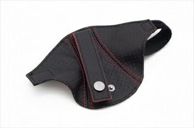 アルトワークス HA36S 純正RECAROシート用 JADE 本革シートベルトガイド パンチングタイプ ブラック×レ..