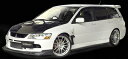 ランサーエボリューション 9WAGON CT9W SIDE DIFFUSER(EVO9ワゴン専用タイプ/左右SET) ハーフカーボン(2)