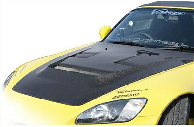 S2000 AP1 COOLING BONNET(専用ダクトカバ-付) カーボン 取付込