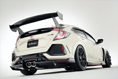 シビック TYPE R FK8 ARISING-II リアディフューザー ハーフカーボン 塗装済み