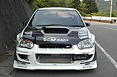 インプレッサ GDB アプライド：C/D/E フロントスポイラー-専用 ハイパーカナード カーボン製 クリア塗装済み