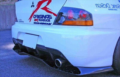 【納期2-3ヵ月前後】ランサーエボリューションIX CT9A リアアンダートレイ カーボン製 クリア塗装済み