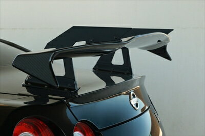 GT-R R35 スワンネックウイング カーボン製 取付込