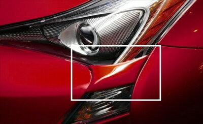 プリウス 50系 前期 SPORTS LINE ヘッドライトカバー 塗装済み