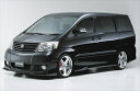 #NH10W/15W アルファード MS/AS 前期 (H14.5〜H17.4) SPORTS LINE (EXCHANGE) FRONT SPOILER (CARBON) クリア塗装済み(2)