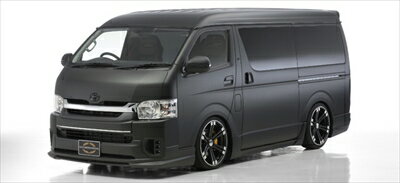 ハイエース/レジアスエース 200系 (H25.12〜) ワイドボディ ロング EXECUITIVE LINE type 4 エアロ4点キット 両側スライド ワゴン用