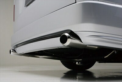 ハイエース/レジアスエース 200系 ワイドボディ D.T.M SPORTS MUFFLER (OVAL120×2) ロング 2.7Lガソリン用 取付込