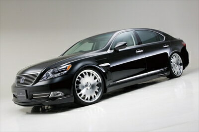 LEXUS LS460L・600hL USF40/40・UVF45/46 前期 Executive Line Version 1 (H.18/9〜H21.9) SIDE STEP (Long) ABS製 212 ブラック