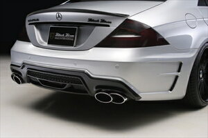 MERCEDES BENZ CLS-class W219 Sports Line Black Bison Edition 〜07y D.T.M SPORTS MUFFLER CUTTER (TWIN240×2) 取付込