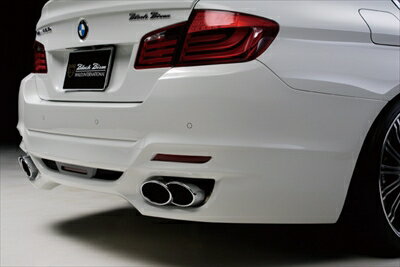 BMW 5series F10 Sports Line Black Bison Edition 2010y〜 D.T.M SPORTS MUFFLER CUTTER (TWIN240×2) 535i用 取付込